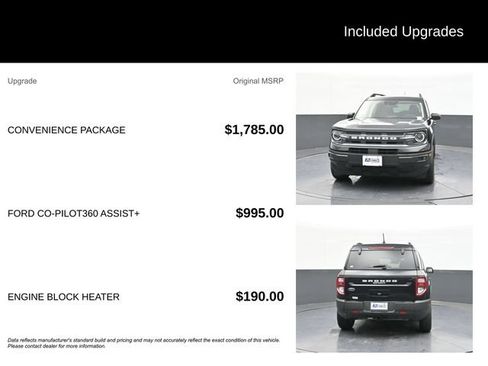 Used 2024 Ford Bronco Sport Big Bend w/ Convenience Package AWD/4WD image 9