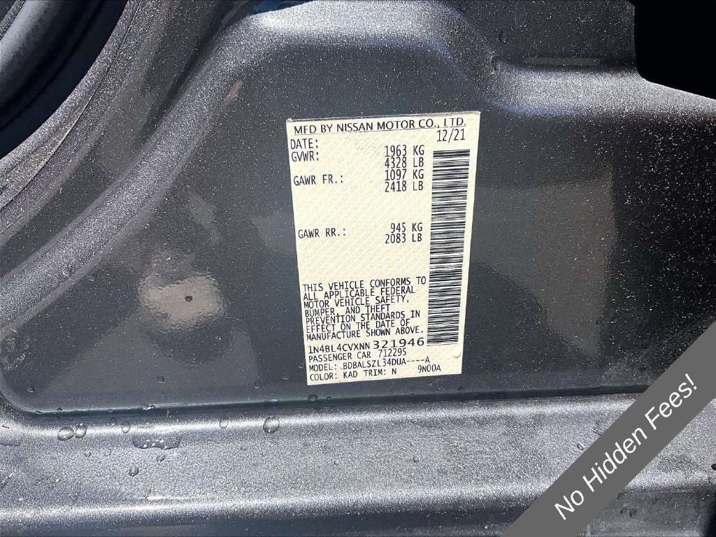 Used 2022 Nissan Altima 2.5 SR FWD image 27