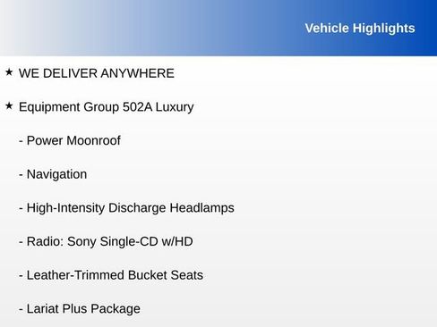 Used 2013 Ford F150 Lariat w/ Luxury Equipment Group AWD/4WD image 8
