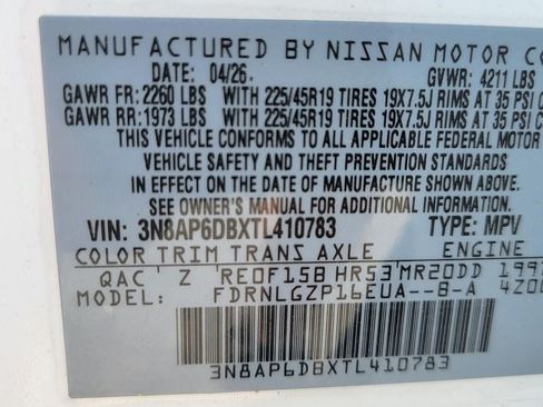 New 2026 Nissan Kicks SR w/ Cold Weather Package AWD/4WD image 26