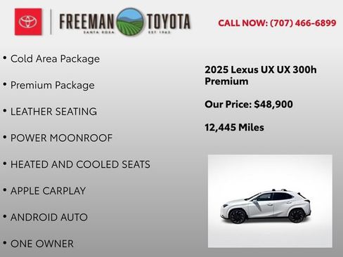 Used 2025 Lexus UX 300h AWD w/ Accessory Package (Z2) image 5