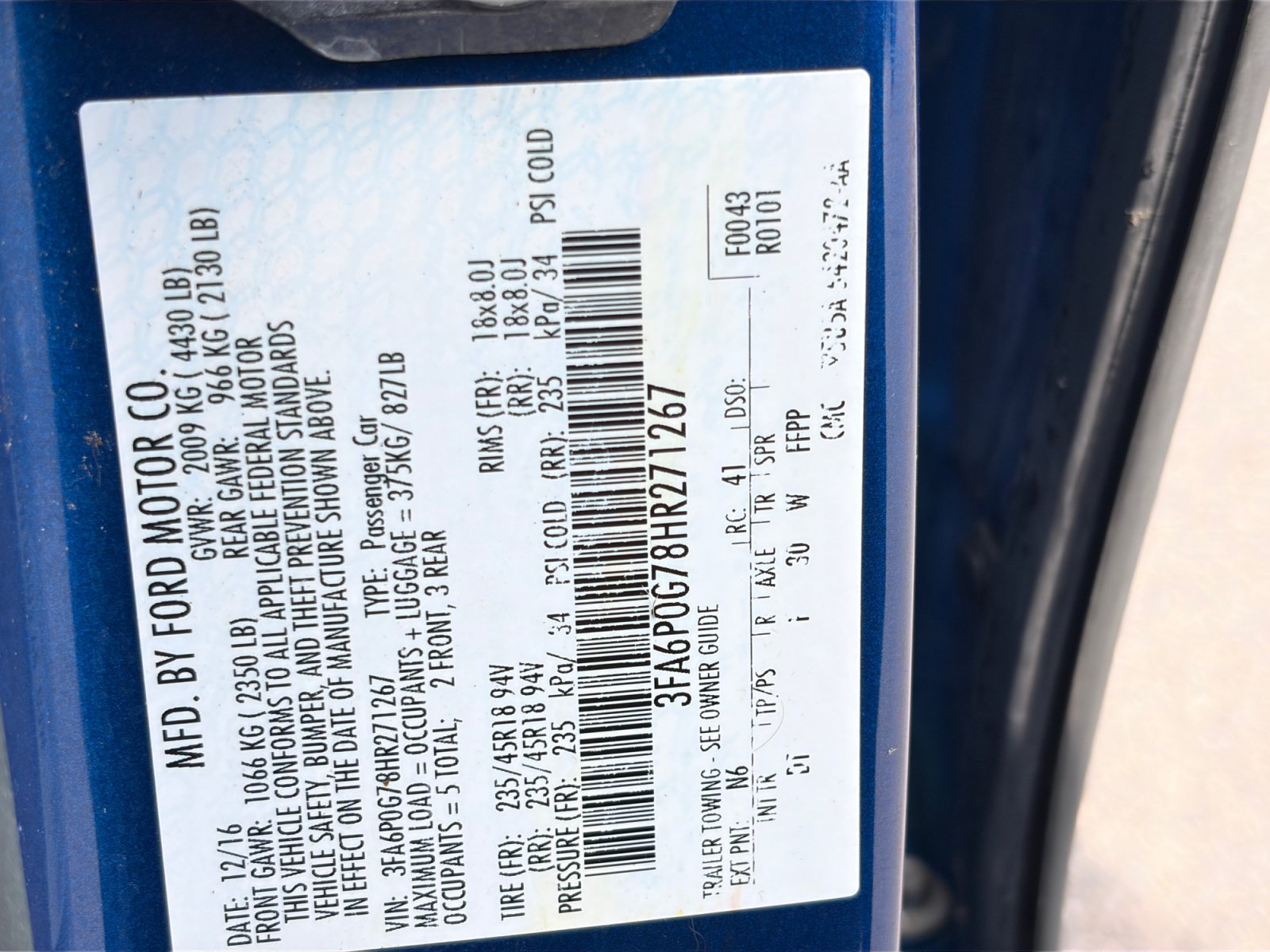 Used 2017 Ford Fusion S w/ Equipment Group 101A FWD image 34