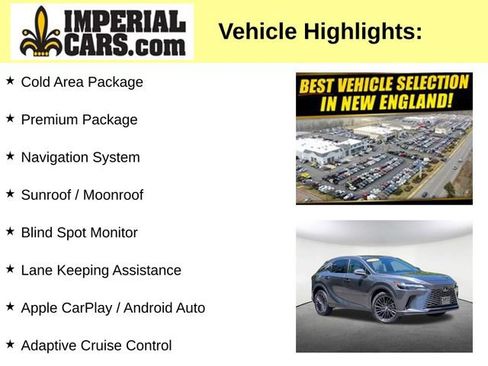 Used 2024 Lexus RX 350 Premium w/ Cold Area Package AWD/4WD image 8