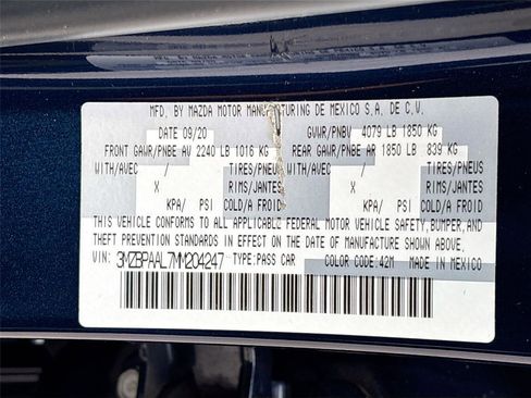 Used 2021 MAZDA MAZDA3 s image 32