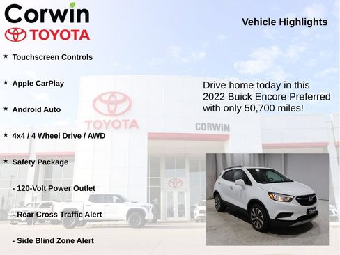 Used 2022 Buick Encore Preferred w/ Safety Package AWD/4WD image 6