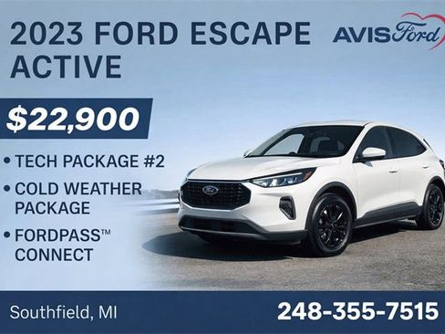 Certified 2023 Ford Escape Active w/ Tech Pack #2 image 1