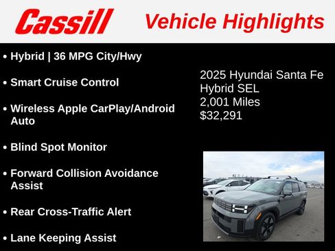 Used 2025 Hyundai Santa Fe SEL image 3