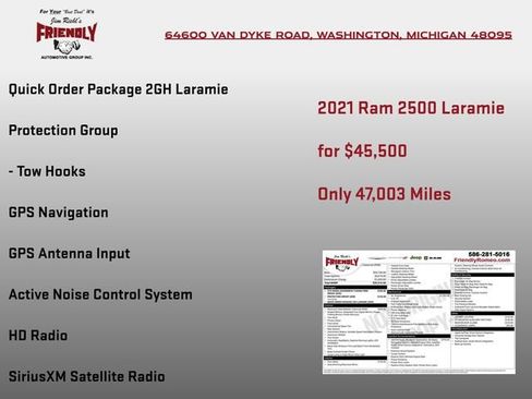 Used 2021 RAM 2500 Laramie image 3