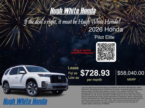 New 2026 Honda Pilot Elite image 3