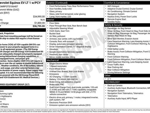 New 2026 Chevrolet Equinox EV LT FWD image 30