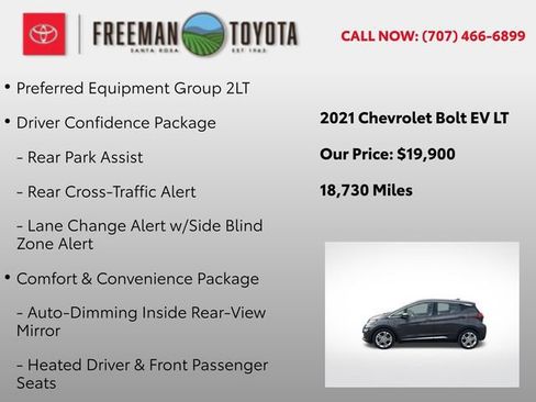 Used 2021 Chevrolet Bolt LT FWD image 5