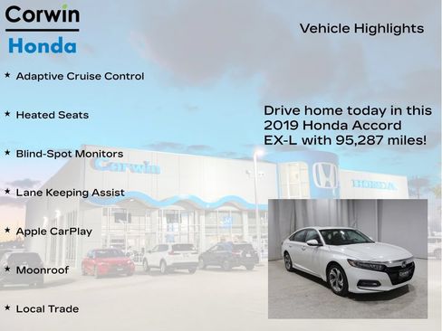 Used 2019 Honda Accord EX-L image 6