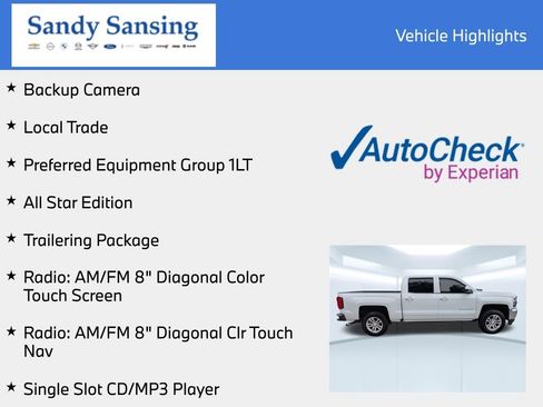 Used 2017 Chevrolet Silverado 1500 LT w/ All Star Edition RWD image 7