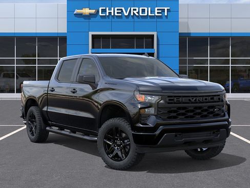 New 2026 Chevrolet Silverado 1500 Custom w/ Turbomax Blackout Package AWD/4WD image 7