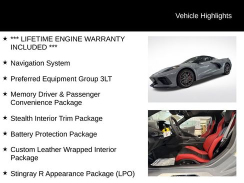 New 2025 Chevrolet Corvette Stingray Premium Conv w/ Z51 Performance Package image 2