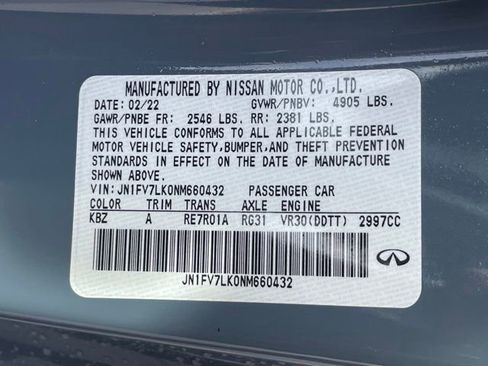 Used 2022 INFINITI Q60 Red Sport 400 w/ Carbon Fiber Package image 25