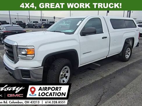 Used 2015 GMC Sierra 1500 4x4 Regular Cab w/ Snow Plow Prep Package image 4