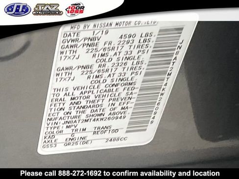 Used 2019 Nissan Rogue SV image 18