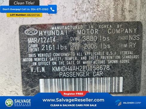 Used 2014 Hyundai Elantra Sport FWD image 16