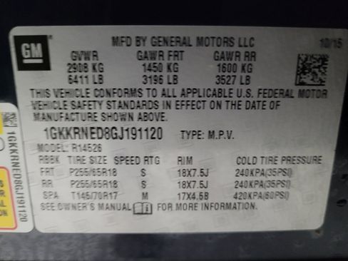 Used 2016 GMC Acadia SLE FWD image 33
