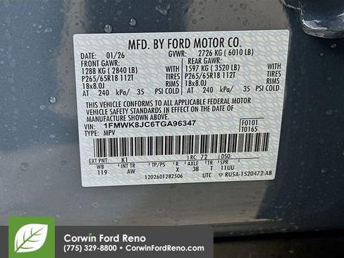 New 2026 Ford Explorer Tremor w/ Tremor Ultimate Package AWD/4WD image 37