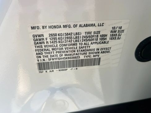 Used 2019 Honda Pilot EX-L image 35