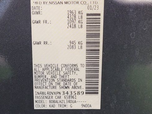 Used 2023 Nissan Altima 2.5 SV image 33