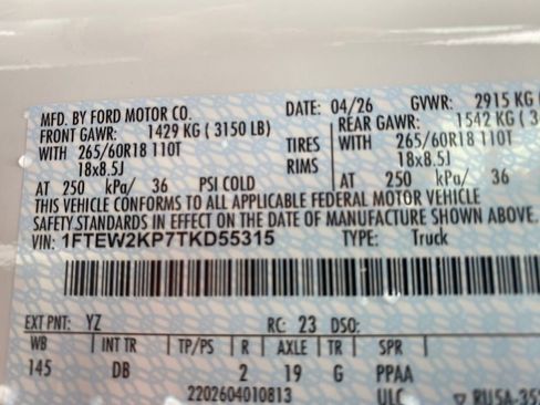 New 2026 Ford F150 STX RWD image 29