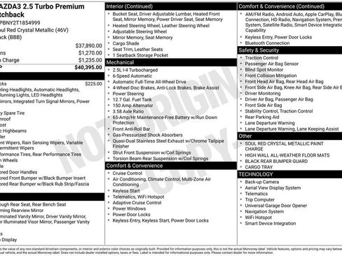 New 2026 MAZDA MAZDA3 Hatchback w/Premium Plus Pkg AWD/4WD image 4
