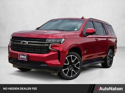 Used 2021 Chevrolet Tahoe RST w/ Rear Media and Nav Package AWD/4WD image 1