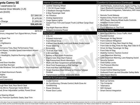Used 2023 Toyota Camry SE image 14