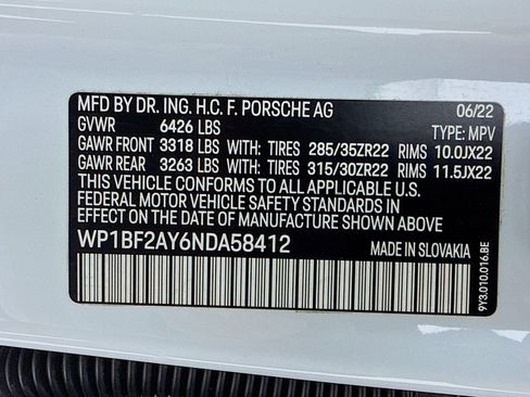 Certified 2022 Porsche Cayenne Turbo image 12