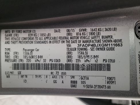 Used 2016 Ford Fiesta SE FWD image 33