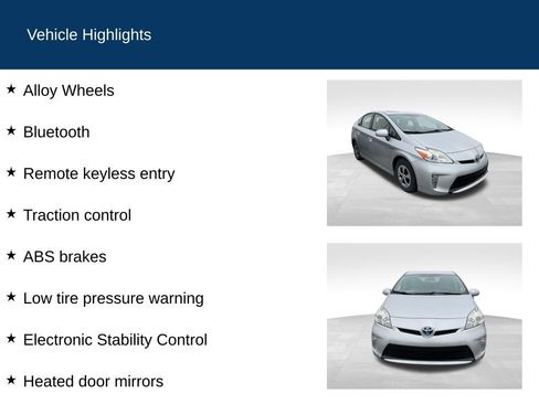 Used 2012 Toyota Prius Two image 2