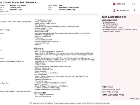 Used 2020 Toyota Tundra SR5 image 10