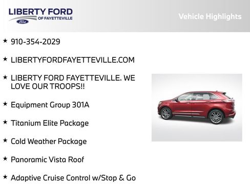 Used 2019 Ford Edge Titanium w/ Equipment Group 301A image 5