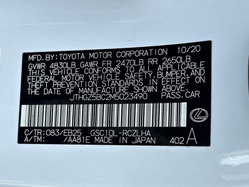 Used 2021 Lexus RC 350 F Sport RWD image 22
