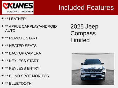 Used 2025 Jeep Compass Limited AWD/4WD image 2