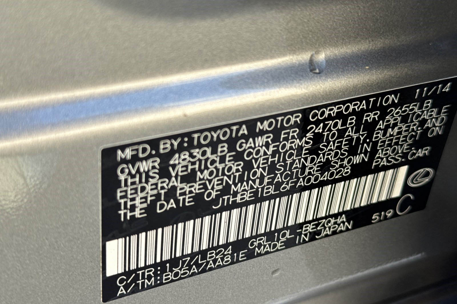 Used 2015 Lexus GS 350 w/ F Sport Package RWD image 26