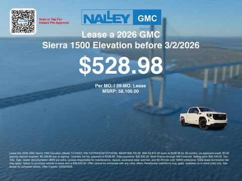 New 2026 GMC Sierra 1500 Elevation image 3