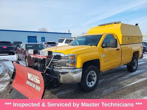Used 2015 Chevrolet Silverado 3500 W/T w/ Snow Plow Prep Package image 6