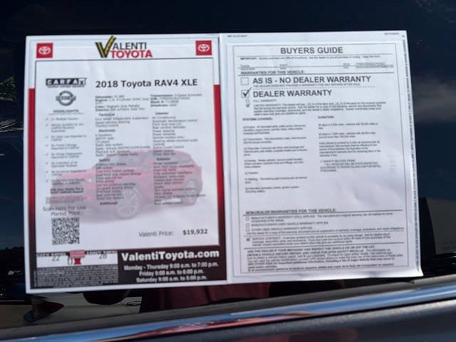 Used 2018 Toyota RAV4 XLE w/ Plus Extra Value Package AWD/4WD image 34