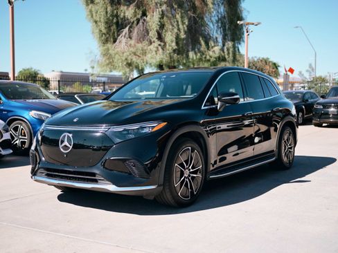 Used 2023 Mercedes-Benz EQS 450+ SUV w/ Exclusive Trim Package image 1