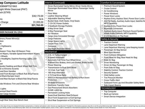 Used 2023 Jeep Compass Latitude AWD/4WD image 9