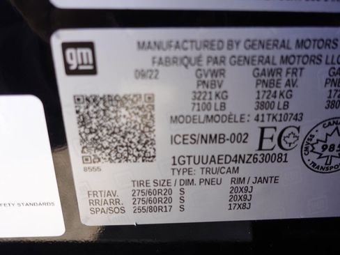 Used 2022 GMC Sierra 1500 Pro w/ Pro Value Package image 60