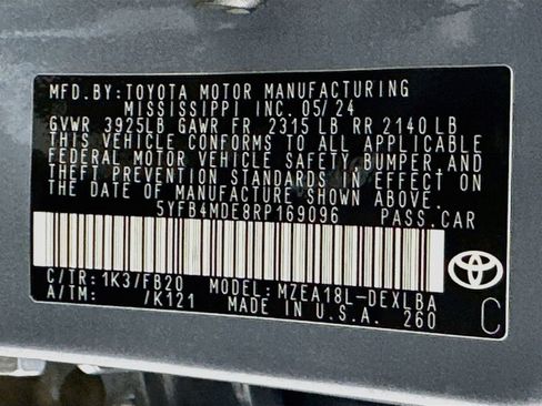 Certified 2024 Toyota Corolla LE FWD image 31
