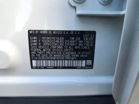 Certified 2023 Honda HR-V LX image 17