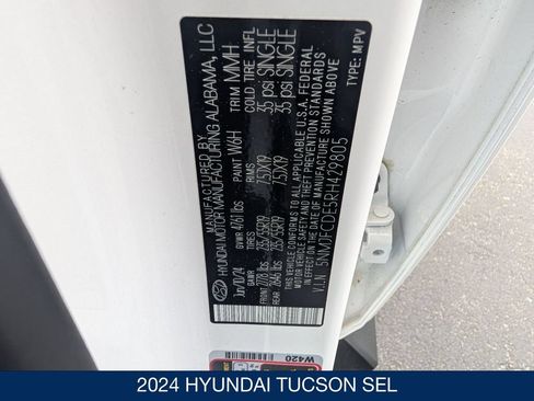 Used 2024 Hyundai Tucson SEL w/ Convenience Package AWD/4WD image 33