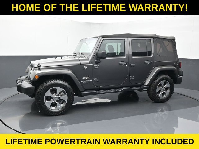 Used 2017 Jeep Wrangler Unlimited Sahara w/ Max Tow Package AWD/4WD image 3