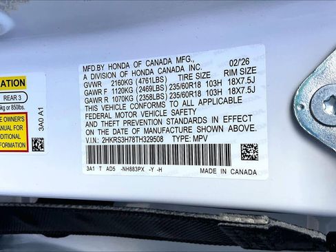 New 2026 Honda CR-V EX-L image 19